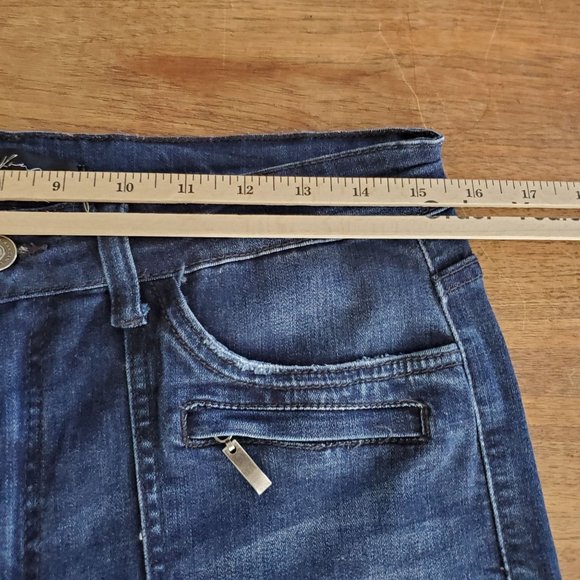 Kancan Blue Dark Wash High Rise Skinny Jeans - Picture 8 of 11